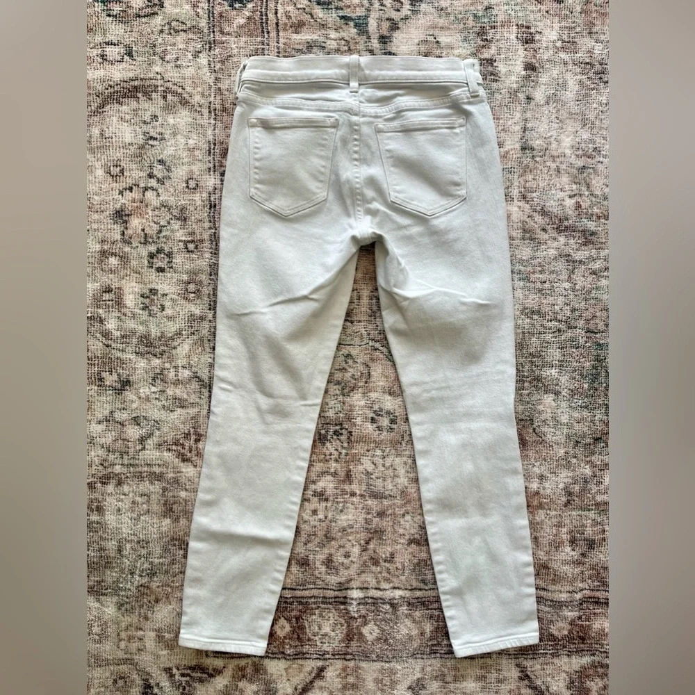 J Crew White Skinny Jeans Size 26